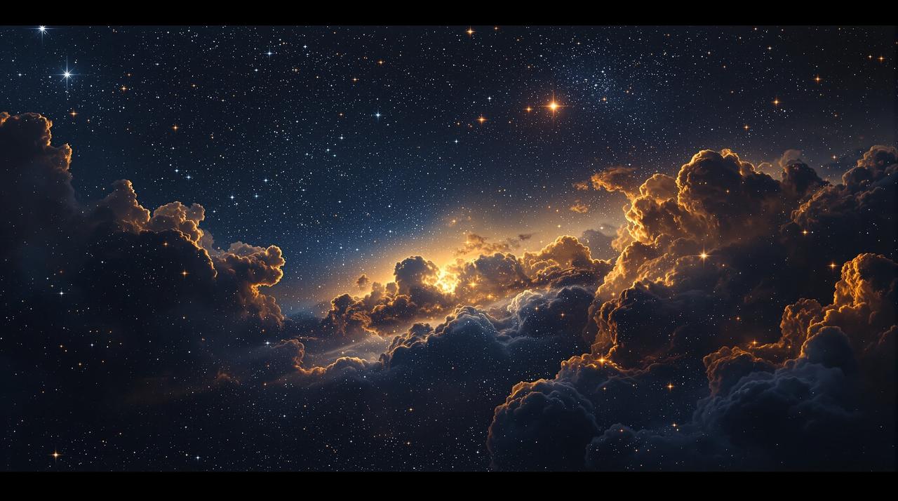 漫剧网官网 - 璀璨星空背景,闪亮的天狼星照耀夜空